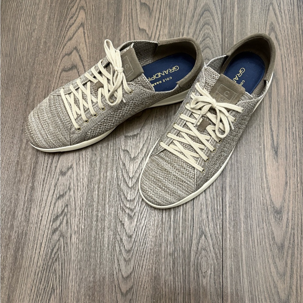 Cole Haan GrandPro Knit Sneakers – Tan/Gray – Men’s Size 10.5
